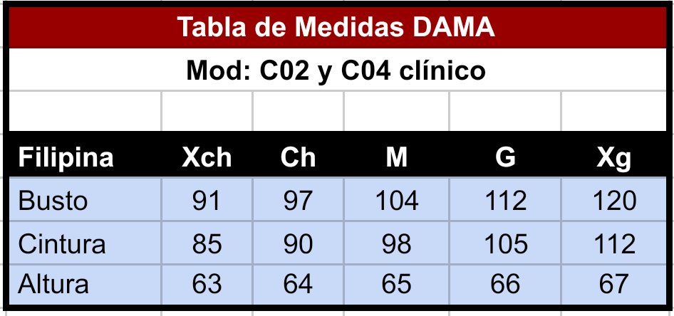 Filipina dama C04 clínica