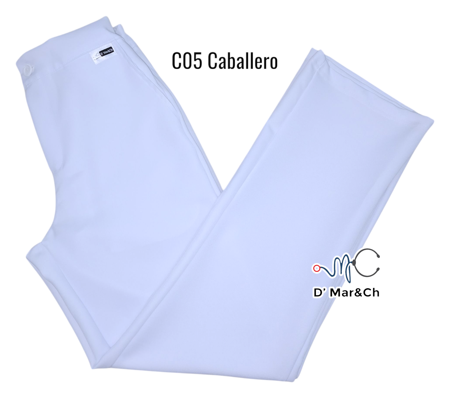 Conjunto caballero blanco C05 clínico