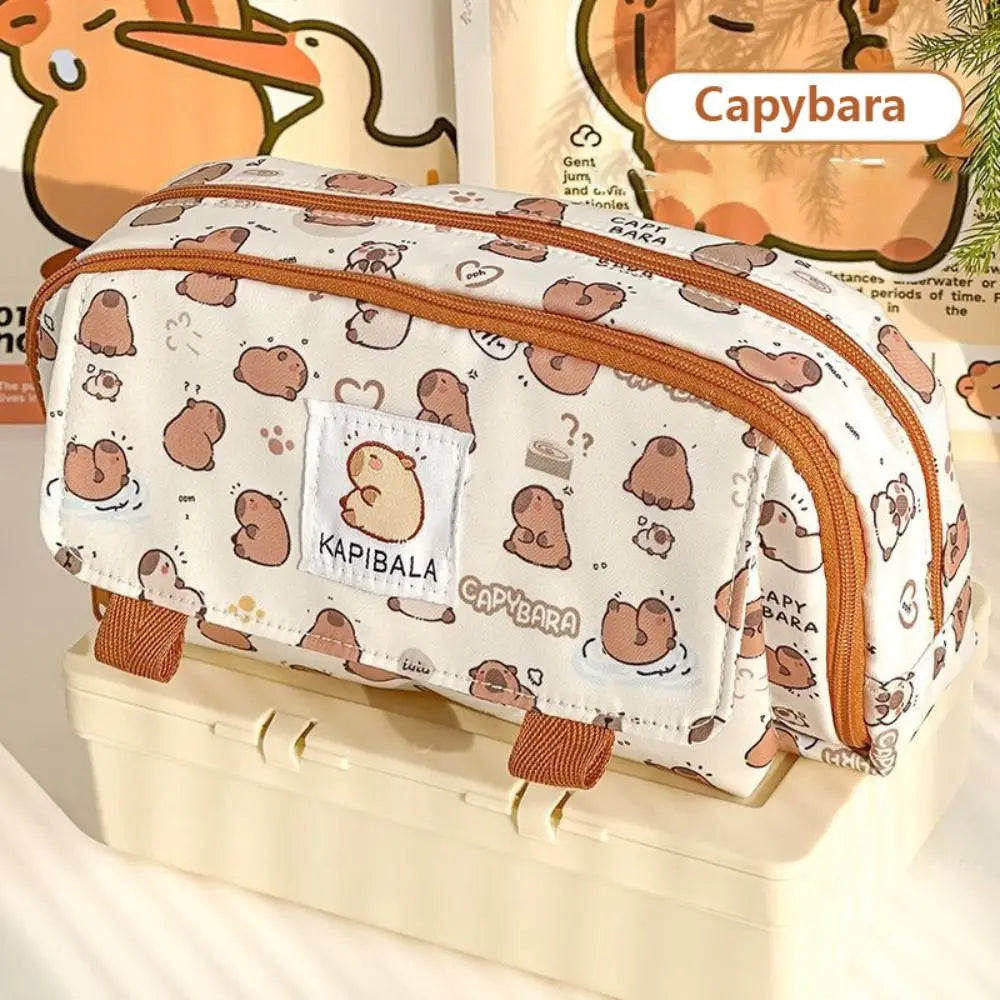 Lapicera y llavero de Capibara