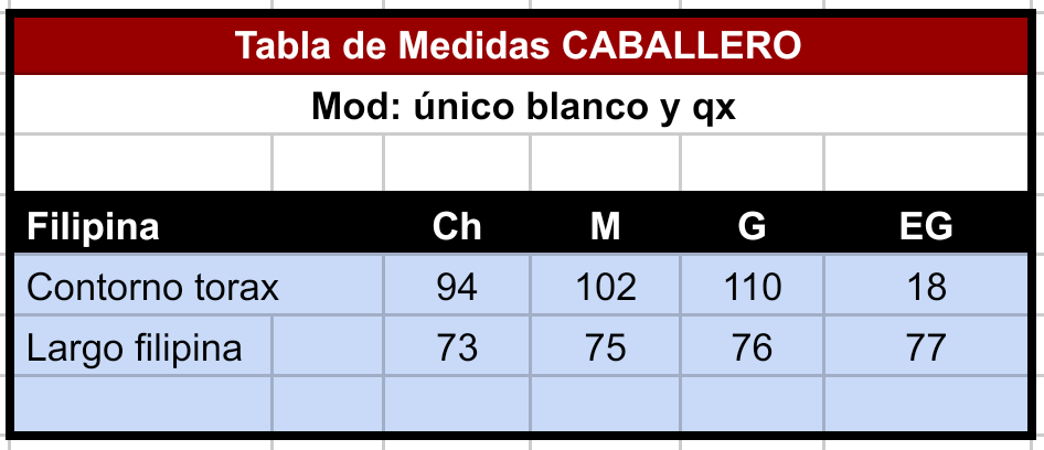 Conj Bco Caballero antifluido