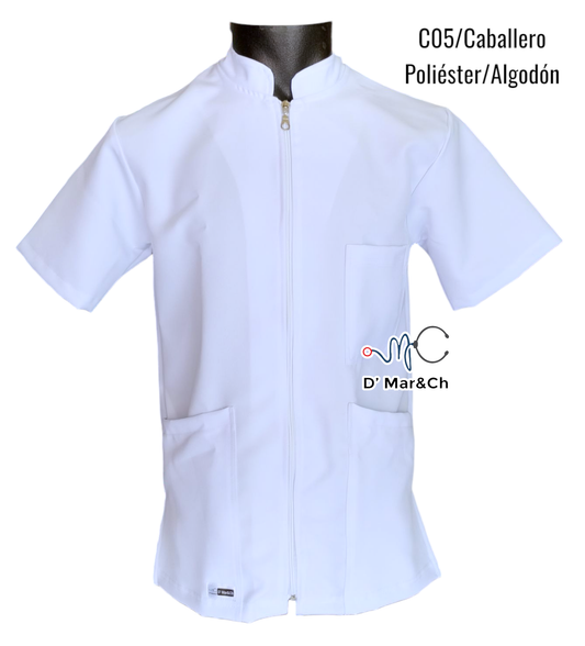 Conjunto caballero blanco C05 clínico