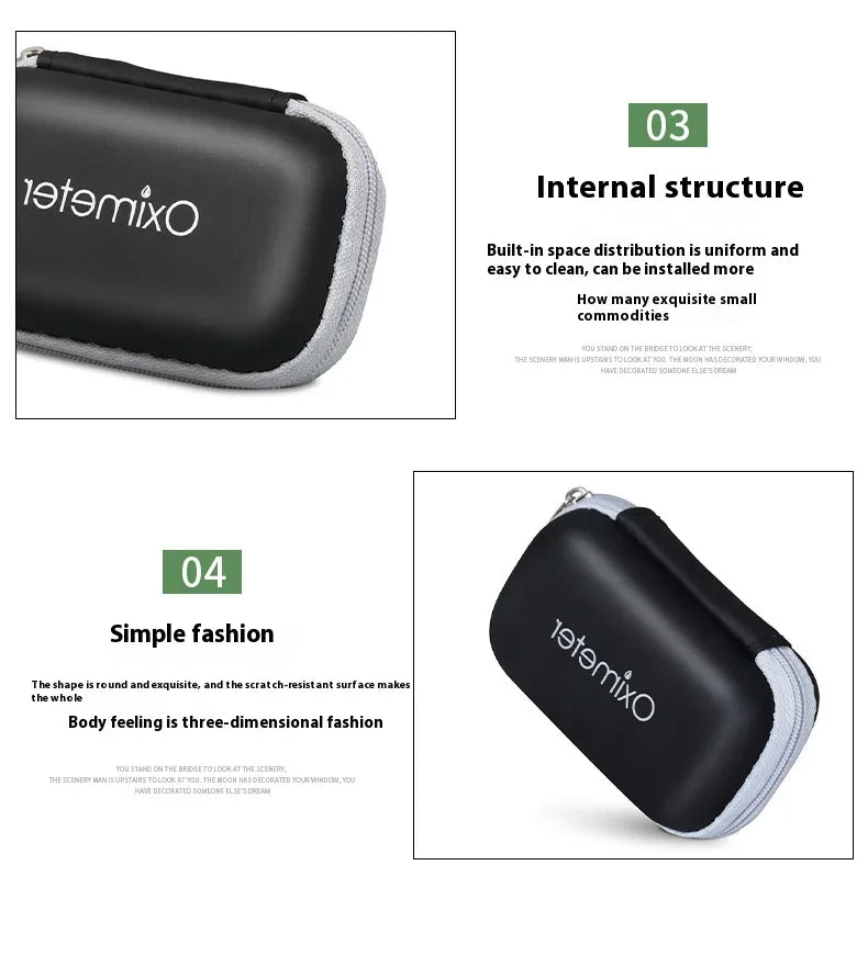 Oxímetro con estuche