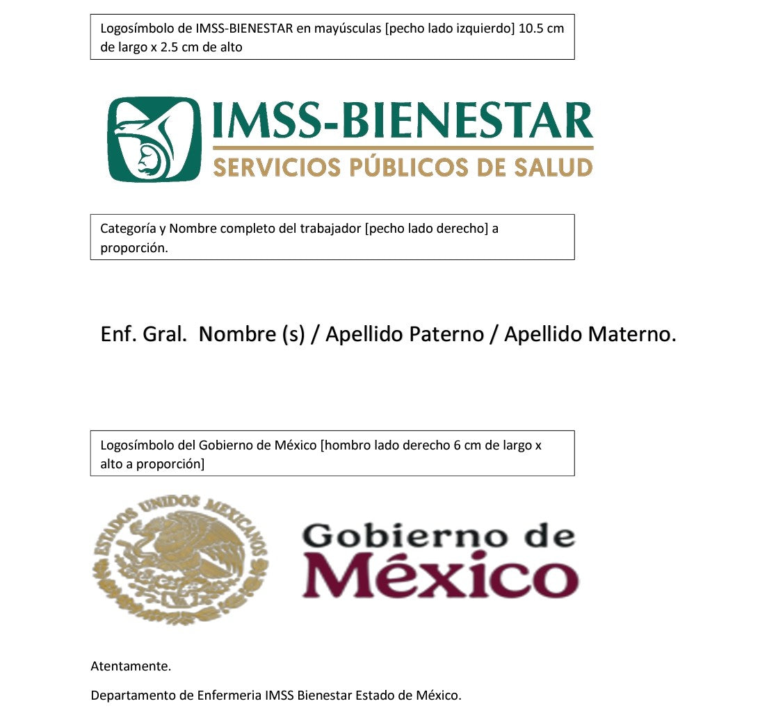 Bordados IMSS-BIENESTAR